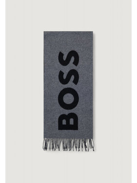 BOSS BOSS Szalik Rikard_35*180 10265631 01 Szary