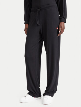 HUGO HUGO Jogginghose Heart 50566660 Schwarz Relaxed Fit