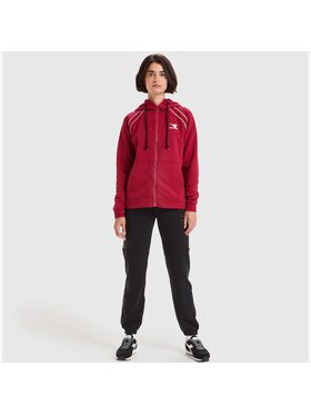 Diadora Diadora Komplet dresowy DIADORA L.TRACKSUIT HD FZ CORE Bordowy Regular Fit