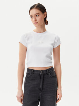 Calvin Klein Jeans Calvin Klein Jeans T-shirt LV047AB802 Bijela Regular Fit
