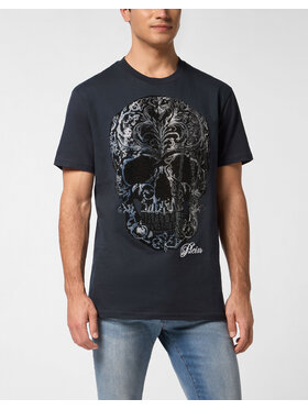 PHILIPP PLEIN PHILIPP PLEIN Tričko 27109 Tmavomodrá Regular Fit