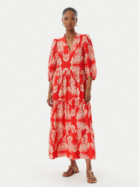 LOLA CASADEMUNT LOLA CASADEMUNT Nyári ruha LS2616138 Világosvörös Regular Fit