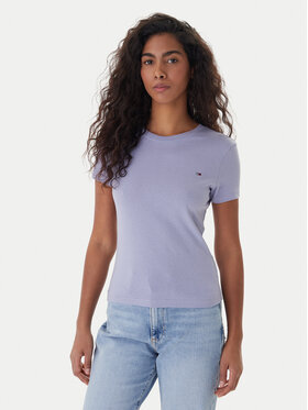 Tommy Jeans Tommy Jeans T-Shirt DW0DW20459 Blau Slim Fit