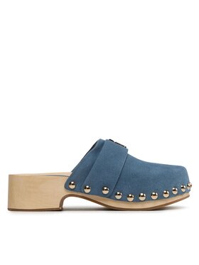 Tommy Hilfiger Tommy Hilfiger Сабо Th Clog Suede FW0FW07171 Голубий