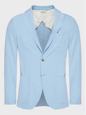 Manuel Ritz Manuel Ritz Marynarka 3432G2038 233270 Niebieski Slim Fit