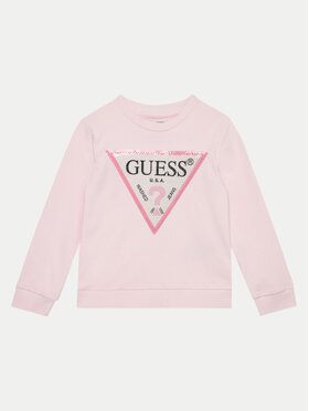 Guess Guess Суитшърт K4YQ10 KA6R4 Розов Regular Fit