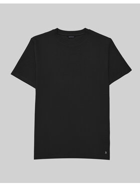 Borgio Borgio T-Shirt valleve_tshirt Czarny Classic Fit