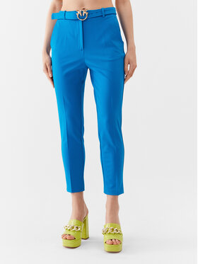 Pinko Pinko Pantalon en tissu 100309 A0KD Bleu Regular Fit