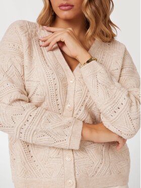 Guess Guess Sweter 170081 Beżowy Classic Fit