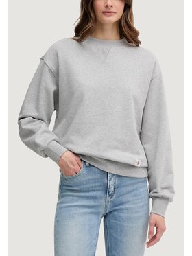 Calvin Klein Jeans Calvin Klein Jeans Μπλούζα A- LS BADGE LOGO TER Γκρι Casual Fit