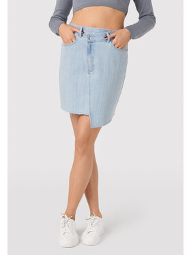 LAURELLA LAURELLA Sukňa LAURELLA 7VA003801 Modrá Regular Fit