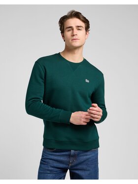 Lee Lee Felpa PATCH CREW SWS Verde Comfort Fit