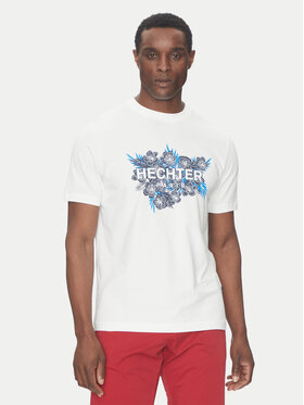 Hechter Paris Hechter Paris T-Shirt 75018 151917 Weiß Regular Fit