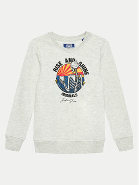 Jack&Jones Junior Jack&Jones Junior Majica dugih rukava Headon 12220197 Siva Regular Fit