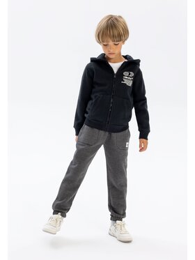 MINOTI MINOTI Spodnie dresowe 19fleece85 Szary Regular Fit