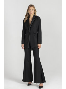 Deni Cler Milano Deni Cler Milano Spodnie materiałowe W-DC-5258-E5-K2-90-1 Czarny Loose Leg