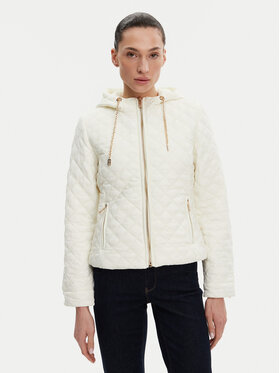Fracomina Fracomina Übergangsjacke FR25SC3001O42301 Écru Slim Fit