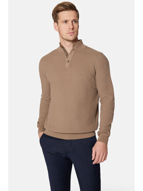 Lancerto Lancerto Sweter Jonathan SW073223000085 Beżowy Regular Fit
