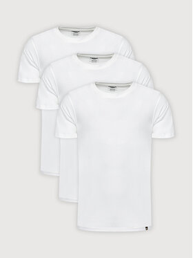 Dickies Dickies Komplet 3 t-shirtów Tsht Pk DK621091WHX Biały Regular Fit