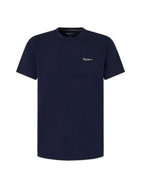 Pepe Jeans Pepe Jeans T-Shirt PMU20016 595 Granatowy Regular Fit