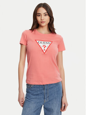 Guess Guess T-shirt W1YI1B I3Z14 Koraljna Regular Fit