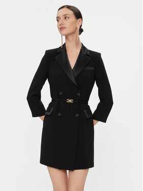 Elisabetta Franchi Elisabetta Franchi Sako AB-525-37E2-V590 Černá Regular Fit