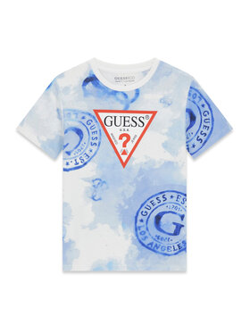 Guess Guess T-Shirt L6GI03 K8HM4 Modrá Regular Fit