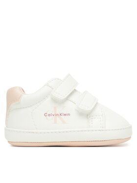 Calvin Klein Calvin Klein Laisvalaikio batai Low Cut Velcro V0A9-83080-1582A Balta