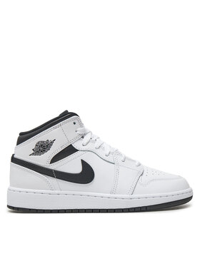 Nike Nike Sneakersy Air Jordan 1 Mid (GS) DQ8423 132 Biały