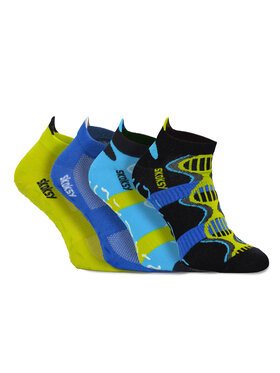 Zooksy Zooksy Zestaw 4 par niskich skarpet unisex Skoksy Kolorowy