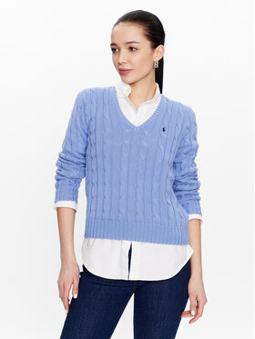 Polo Ralph Lauren Polo Ralph Lauren Sweater 211891641003 Kék Slim Fit