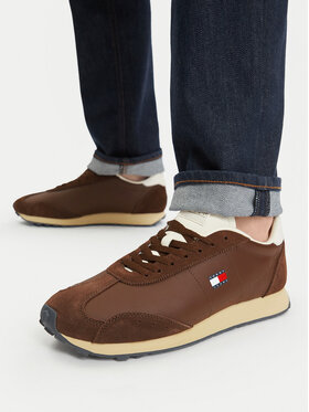 Tommy Jeans Tommy Jeans Sneakers Tjm Retro Runner Archive Mix Mat EM0EM01763 Braun