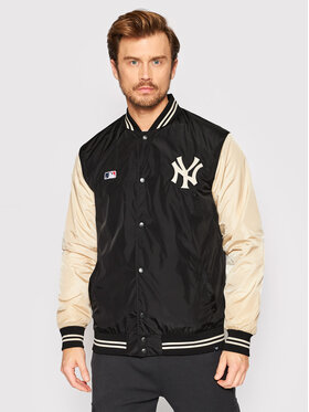 47 Brand 47 Brand Kurtka bomber New York Yankees BB017PEMDTJ554373JK Czarny Regular Fit