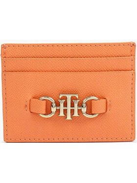 Tommy Hilfiger Tommy Hilfiger Etui na karty kredytowe ETUI DAMSKIE Pomarańczowy