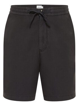 Mustang Mustang Stoffshorts Linen 1016459 Schwarz Loose Fit