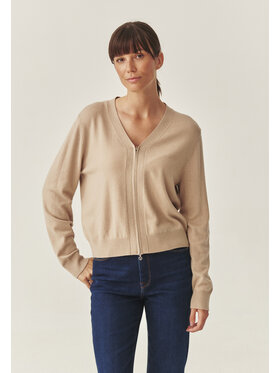 TATUUM Tatuum Sweter PILAR Beżowy Classic Fit
