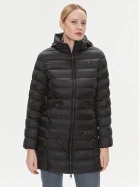 Tommy Hilfiger Tommy Hilfiger Zimné bundy WW0WW39221 Čierna Regular Fit