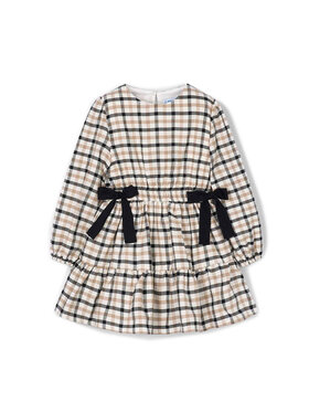 Mayoral Mayoral Повсякденна сукня 4915 Бежевий Regular Fit