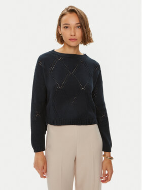 Weekend Max Mara Weekend Max Mara Džemperis Abbozzi 2425366161 Tumši zils Slim Fit