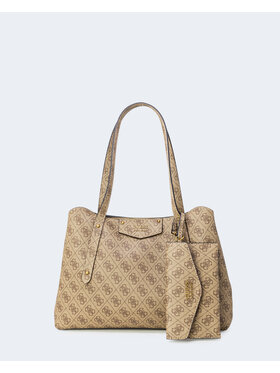 Guess Guess Borsa ECO BRENTON GIRLFRIEND SATCHEL Beige