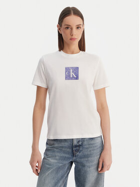 Calvin Klein Jeans Calvin Klein Jeans Tricou LV047F819G Alb Classic Fit