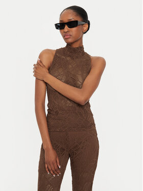 Gestuz Gestuz Top Hilma 10909260 Smeđa Slim Fit