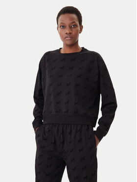 HUGO HUGO Pulóver Lokky 50545210 Fekete Relaxed Fit