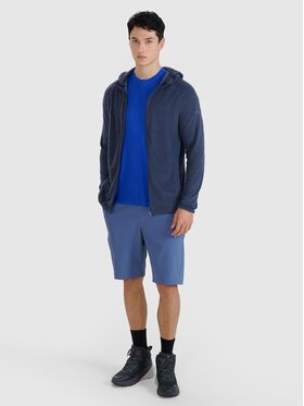 4F 4F Felpa di pile 4FWSS25TFSWM473-22S Grigio scuro Regular Fit