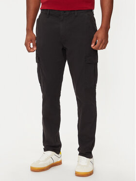 Tommy Jeans Tommy Jeans Szövet nadrág Austin DM0DM20750 Fekete Slim Fit