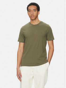 Tommy Hilfiger Tommy Hilfiger Tricou Ess Seasonal MW0MW39995 Verde Regular Fit