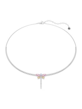 Swarovski Swarovski Naszyjnik Dragonfly Ariana Grande 5737425 Srebrny