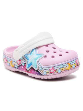 Crocs Crocs Klapki Flstarbandclog K 207075 Różowy