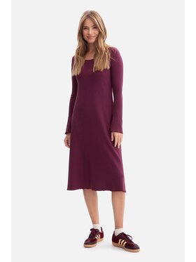 BeWear BeWear Sukienka dzianinowa b308 Fioletowy Baggy Fit