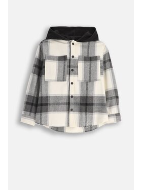 Coccodrillo Coccodrillo Koszula ZC5136401XBJ-019 Szary Regular Fit